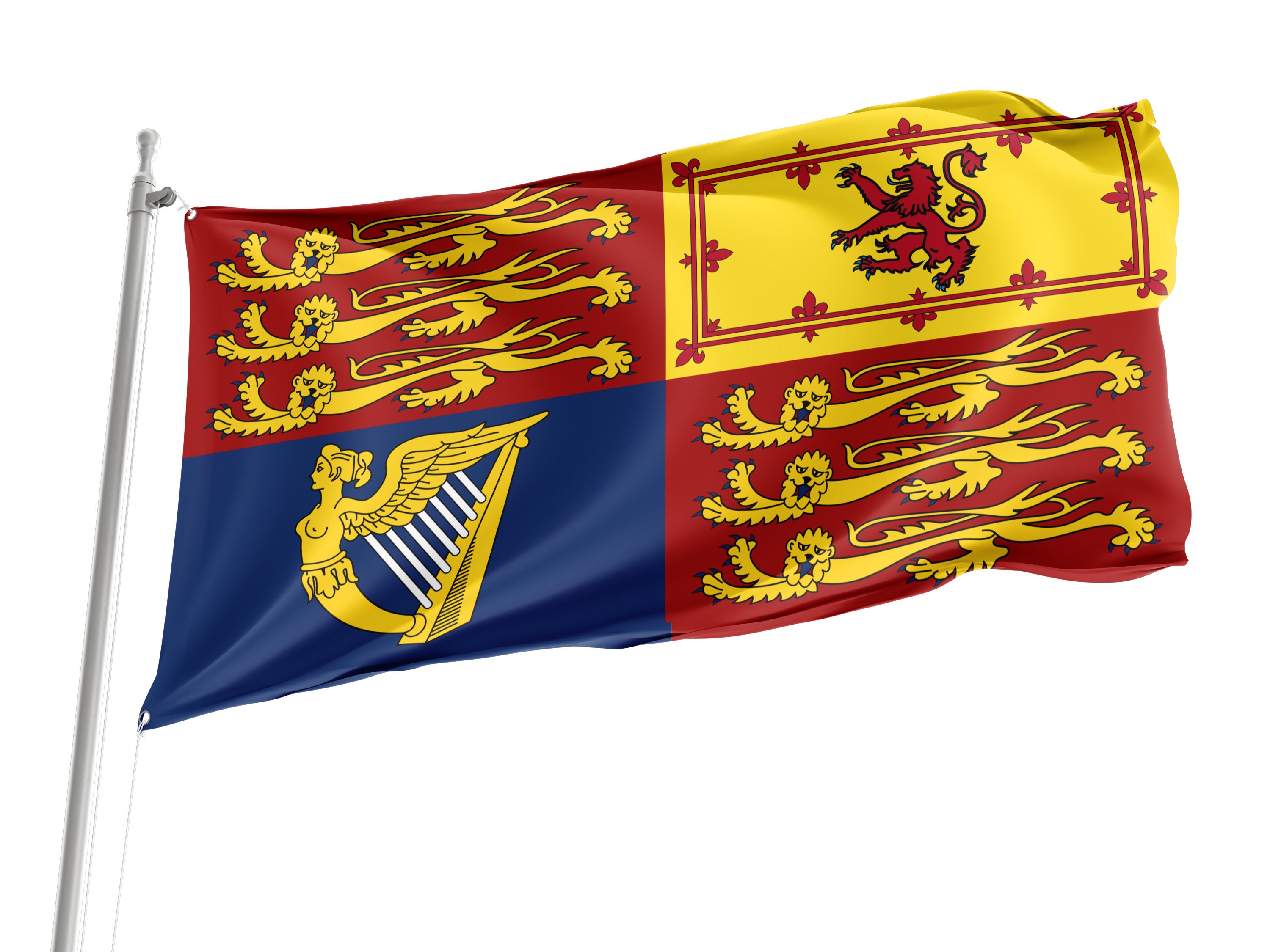 Flagge Royal Standard Of The Kingdom Of Laos – 90x150 Cm, Querformat, 100% Made In Germany