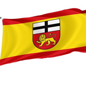 Bonn Flag with Brass Grommets, Unique Design Print, Double Sided Large Flag, Size 3x5Ft / 90x150cm, Made in EU