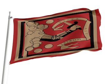 Flag of Bedford Minutemen 1775, Unique Design Print, Double Sided Large Flag, Size 3x5Ft / 90x150cm, Made in EU