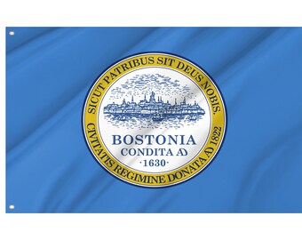 Gartenflagge Massachusetts – US Staat Flagge, 30,5 X 45,7 Cm