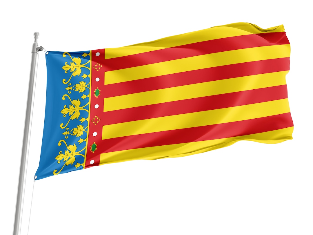 Valencia Flag: Spain Patriotic Banner, Indoor/outdoor - 3x5 Ft - Etsy