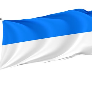 Flag Cahors with Brass Grommets, France, Unique Design Print, Double Sided Large Flag, Size - 3x5Ft / 90x150cm, Made in EU