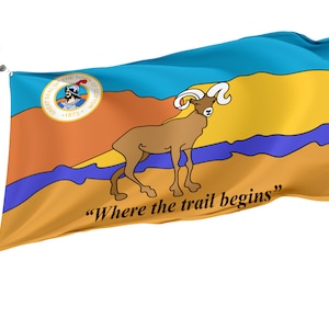 Clifton, Arizona Flag, Unique Design Print, Double Seams, Bright Colours, Reinforced Fabric, Size - 3x5Ft / 90x150cm, Garden flags