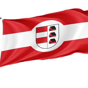 Flag Municipality of Drestedt, Unique Design Print, Flags for Indoor & Outdoor Use, Size - 3x5Ft / 90x150cm, Made in EU