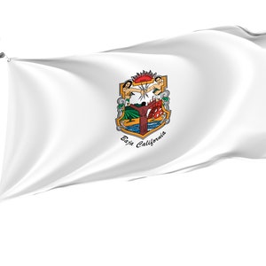 Baja, California Flag, Unique Design Print, Double Seams, Bright Colours, Reinforced Fabric, Size 3x5Ft / 90x150cm, Garden flags