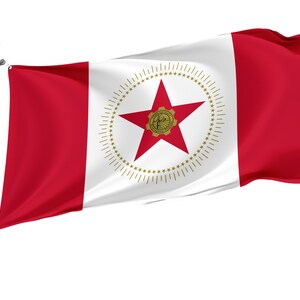 Birmingham, Alabama Flag, Unique Design Print, Double Seams, Bright Colours, Reinforced Fabric, Size 3x5Ft / 90x150cm, Garden flags
