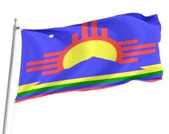 Roswell, New Mexico Flag, Unique Design Print, Double Sided Large Flag, Size 3x5Ft / 90x150cm, Made in EU