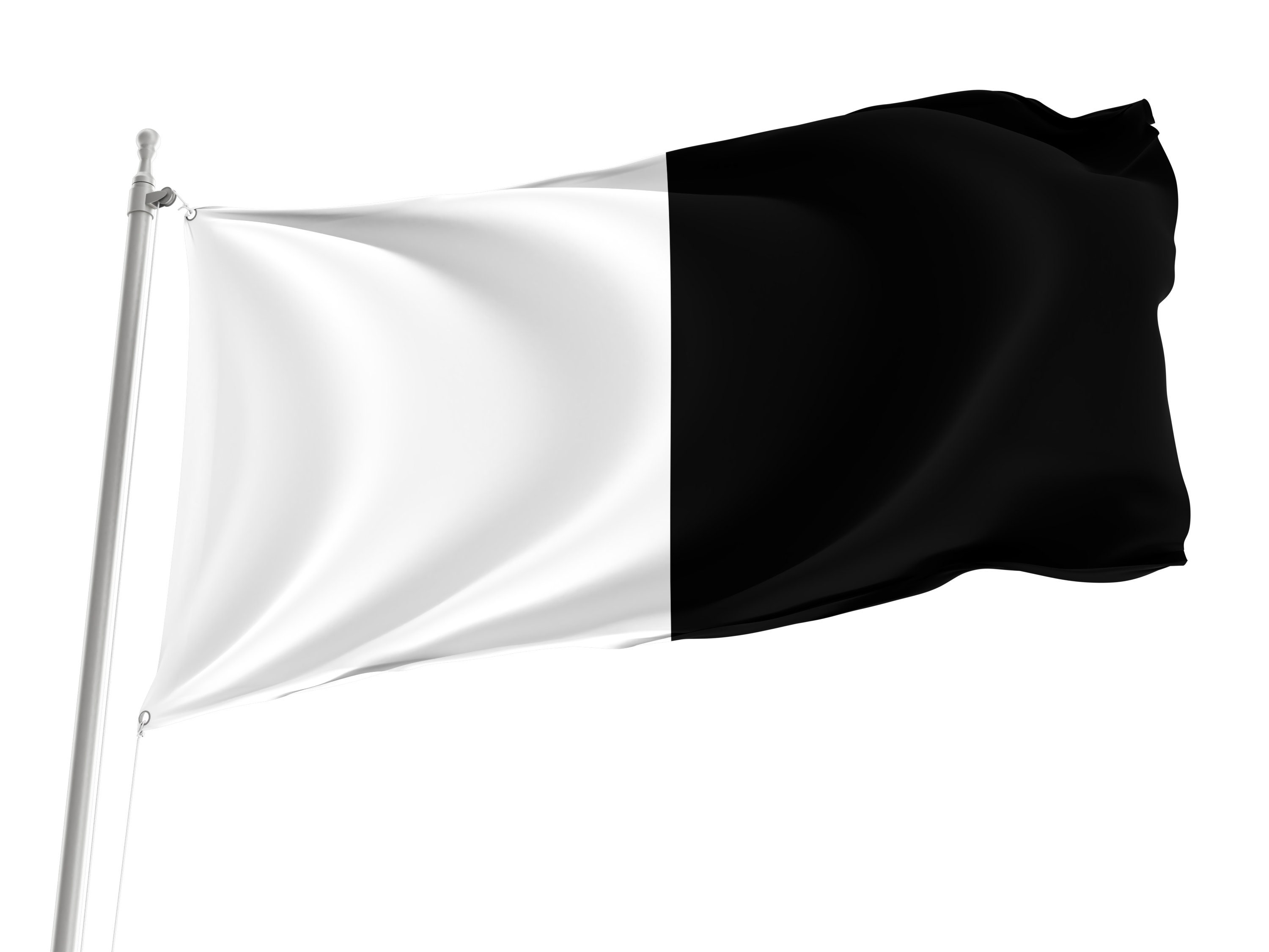 Flag of Alsace-lorraine With Brass Grommets, France, Unique Design
