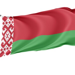 Flagge von Belarus, Patriotische Flaggen, Einzigartiges Design Druck, Flaggen für Innen- und Außenbereich, Größe - 3x5 Ft / 90x150 cm, Made in EU
