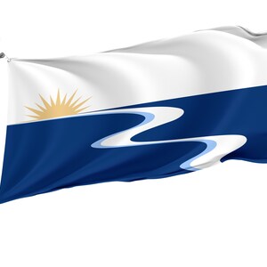 Ashland, Nebraska Flag: Unique Design, Reinforced Fabric (3x5 Ft)