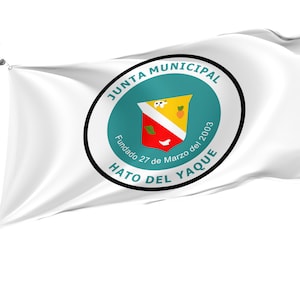 Hato del Yaque Flag: Unique Design Print, 3x5 Ft, Double Sided