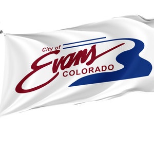 Evans Colorado Flag: Unique Design, Durable 3x5 Ft Flag