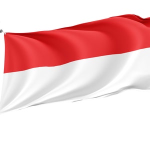 Flag of Indonesia, Patriotic Flags, Unique Design Print, Flags for Indoor & Outdoor Use, Size - 3x5 Ft / 90x150 cm, Made in EU