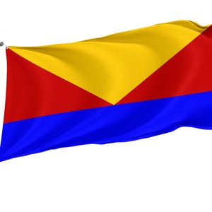 Vidalia, Louisiana Flag, Unique Design Print, Double Seams, Bright Colours, Reinforced Fabric, Size 3x5Ft / 90x150cm, Garden flags