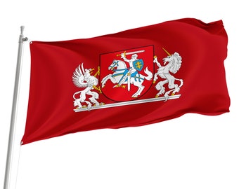 Drapeau Pologne-Lituanie-Ruthénie - Design Unique - 90x150 Cm - Fabriqué En UE
