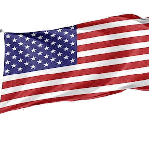 Flagge der Vereinigten Staaten, Patriotische Flaggen, Einzigartiges Design Druck, Flaggen für innen und außen, Größe - 3x5 Ft / 90x150 cm, Made in EU