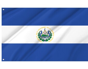3dRose Handtuch Flagge Von El Salvador – 38,1 X 55,9 Cm, Polyester-Baumwolle-Mix
