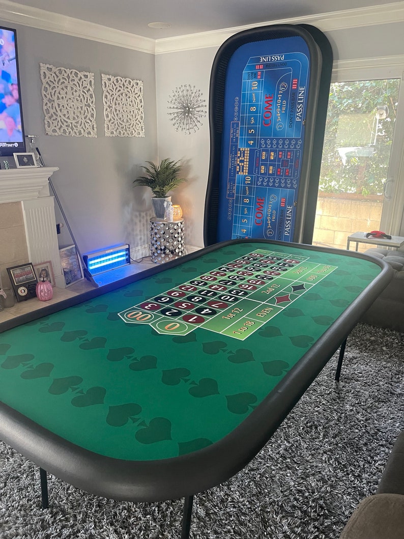 Roulette Table With Folding Legs / Wheel Not Included Etsy