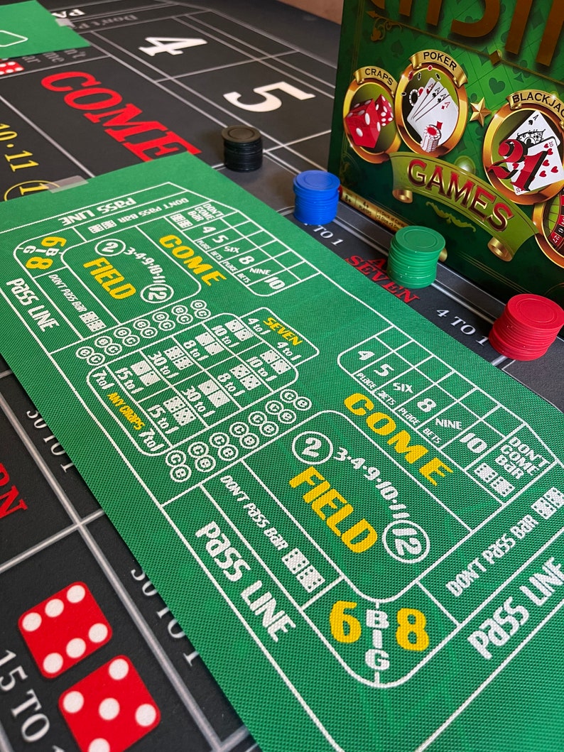 Casino Board Games 4 in 1 Etsy