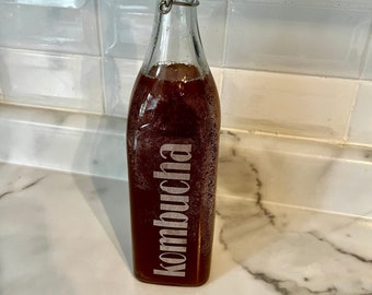 Personalized Laser Etched Swing Top Bottle: Home Brew Gift