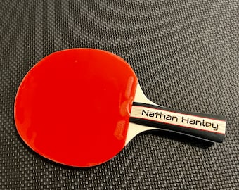 Sleek Personalized Ping Pong Paddles - Custom Table Tennis Paddles