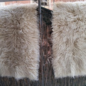 Flokati greek Carpet, vintage wool carpet,carpet 60&#39;,carpet natyral wool, white carpet,light carpet.light fluffy carpet, pure white carpet.