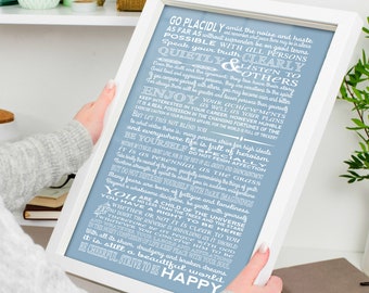 Desiderata poster - Die ausgezeichnetesten Desiderata poster ausführlich analysiert!