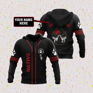 Personalized Native Hoody Custom 3D printed  Fashion hoodie - Native Casual hoodie Christmas Gifs