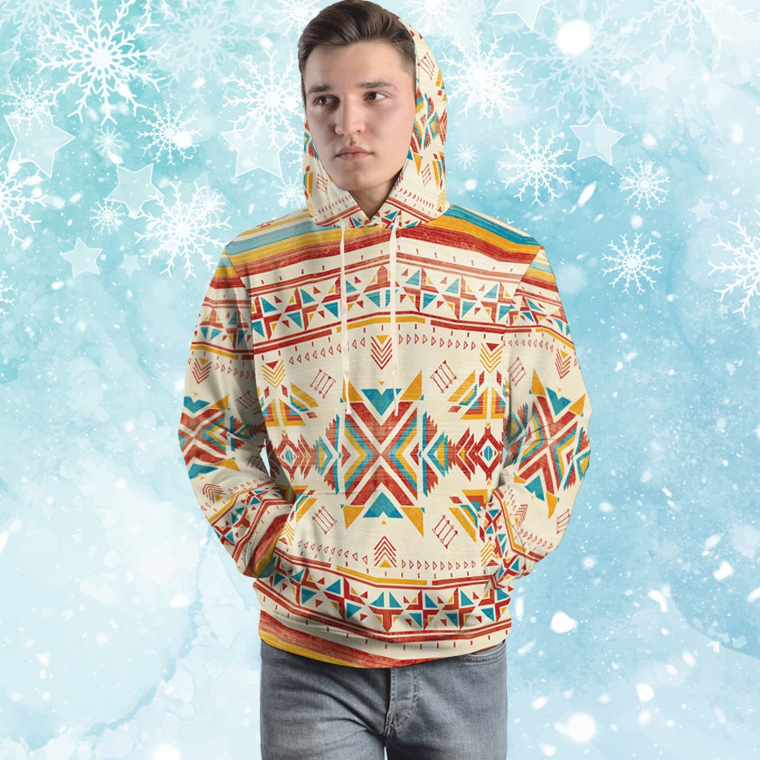 Native American Indian Hoody Native Thicken Long Sleeve Hoodie