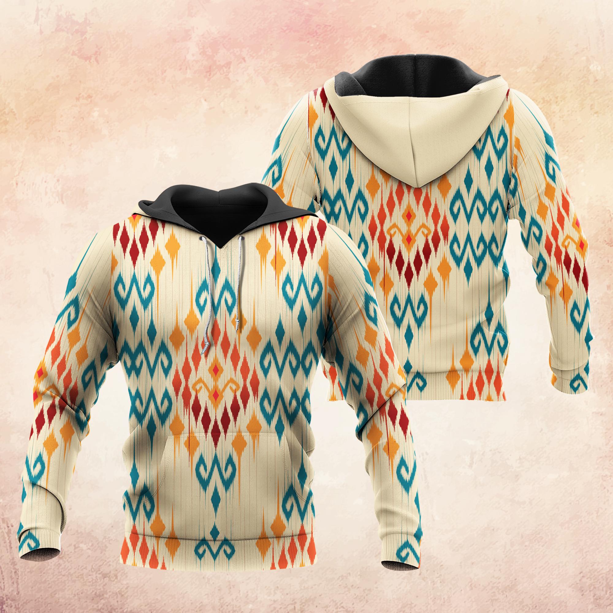 Native print hoodies shop