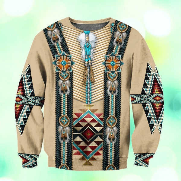 Native American 3D Sweatshirt, Native African Shirt, Native Sweatshirt, Native Gift, Native American Gifts