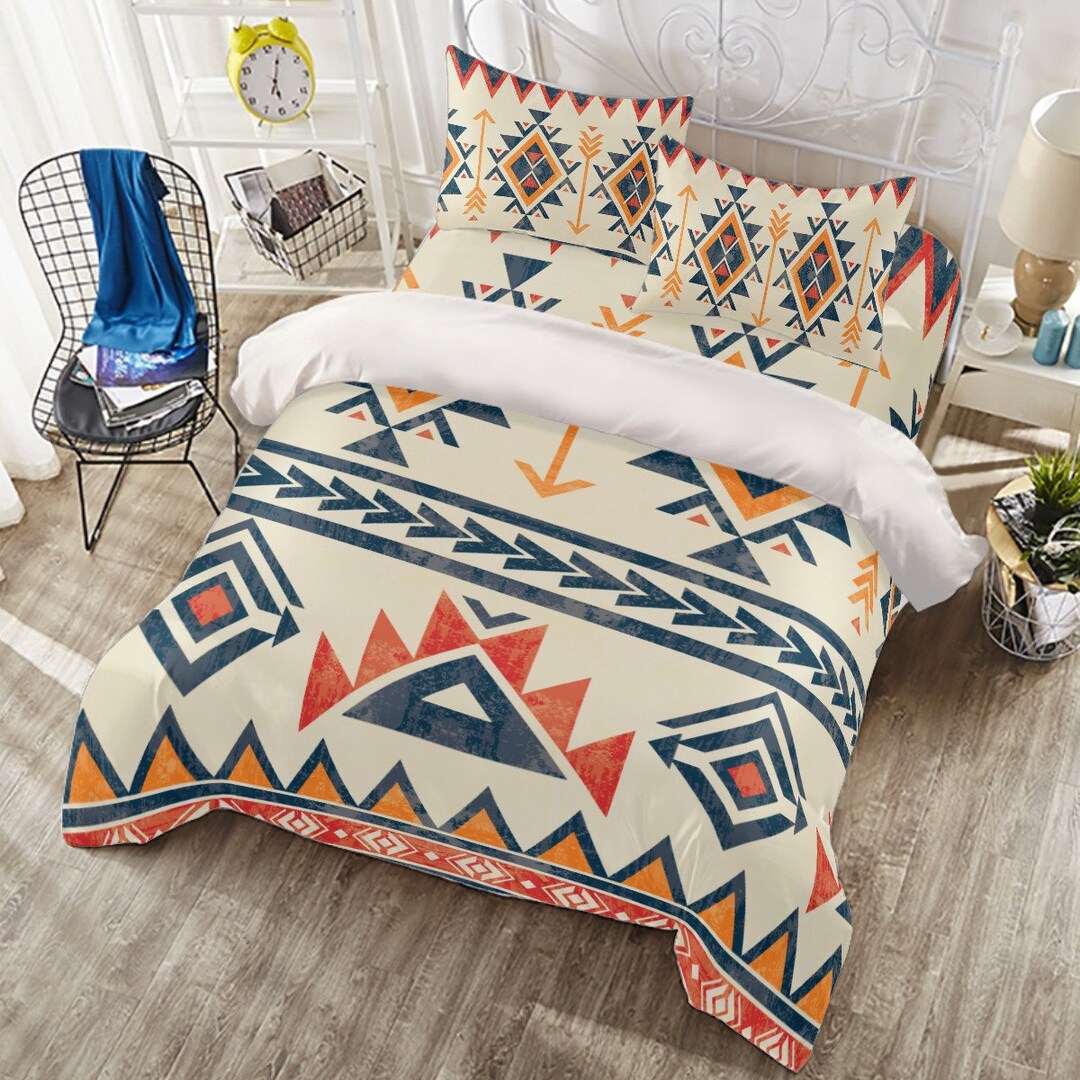 Native American Bedding Set Native African Duvet Cover Etsy