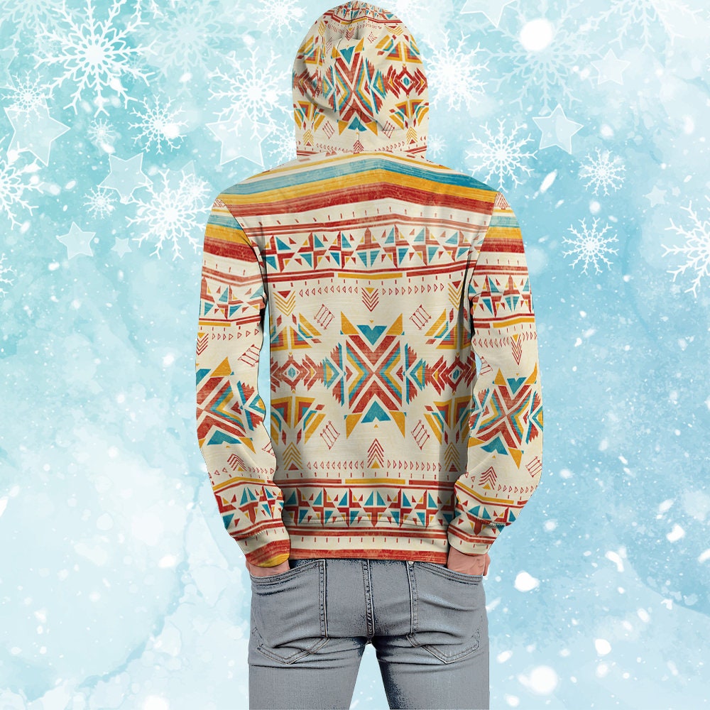 Native American Indian Hoody Native Thicken Long Sleeve Hoodie