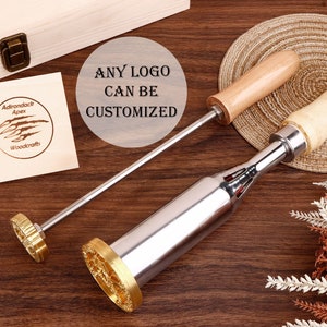 Custom branding iron for gifts， Custom wood burning stamp for woodworking , Electric wood stamp custom , Brand iron,  Custom logo stamp
