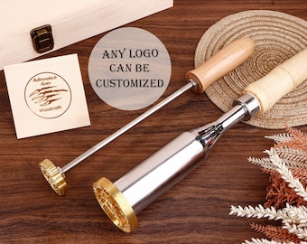 Custom Logo Branding Iron: Wood Burning Stamp for Woodworking