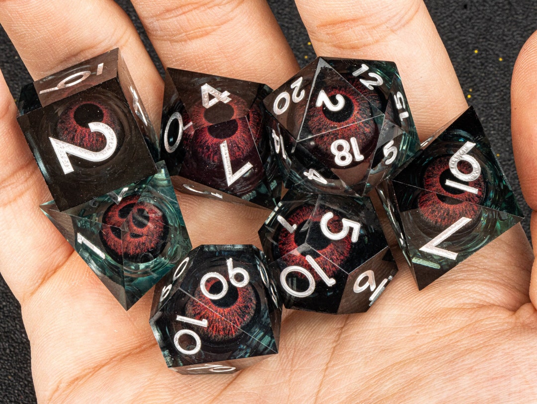 Beholder's Eye Liquid Core Dice Set for Role Playing Games Liquid Core