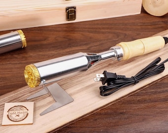 Custom Image Branding Iron, Wood and Leather Stamp, Electric Option