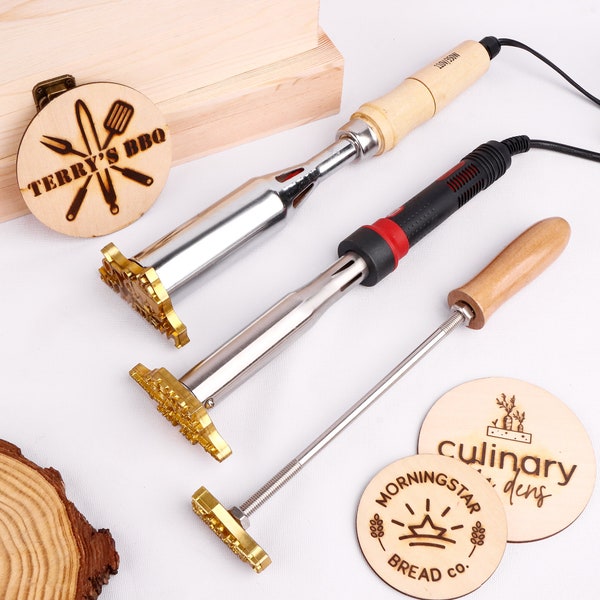 Custom Logo Branding Iron, Wood Burning Stamp, Heat Stamp