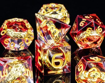 the rings dice ，resin dnd dice set | handmade resin dice set for dnd gifts | Resin d&d dice set for role playing games  | New resin dice set