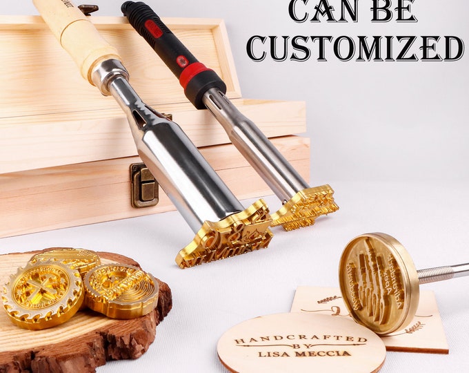 Custom Branding Iron for woodworker,  Personalized Image Brand Stamp for Wood, Leather stamp, Electric Branding Stamp