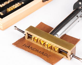 Customizable Wood Branding Iron, Leather Stamp, Letters, Numbers, Symbols