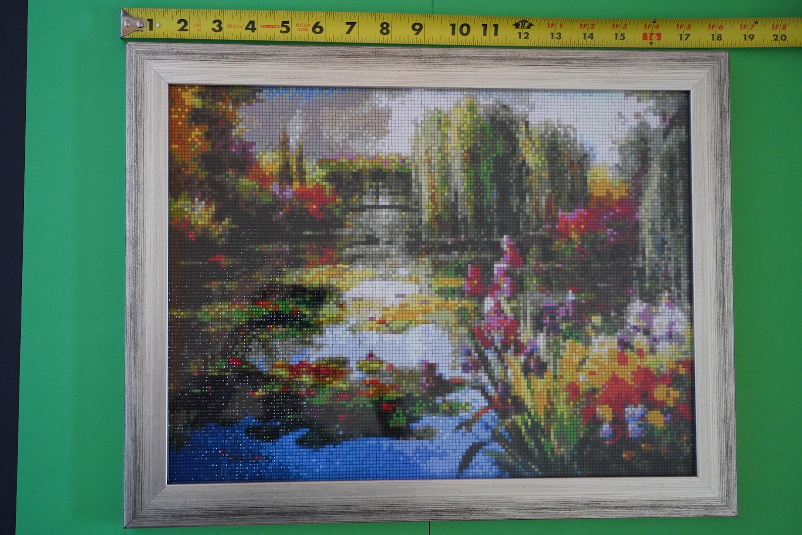 5D diamond painting Claude Colorful Water Lily Etsy