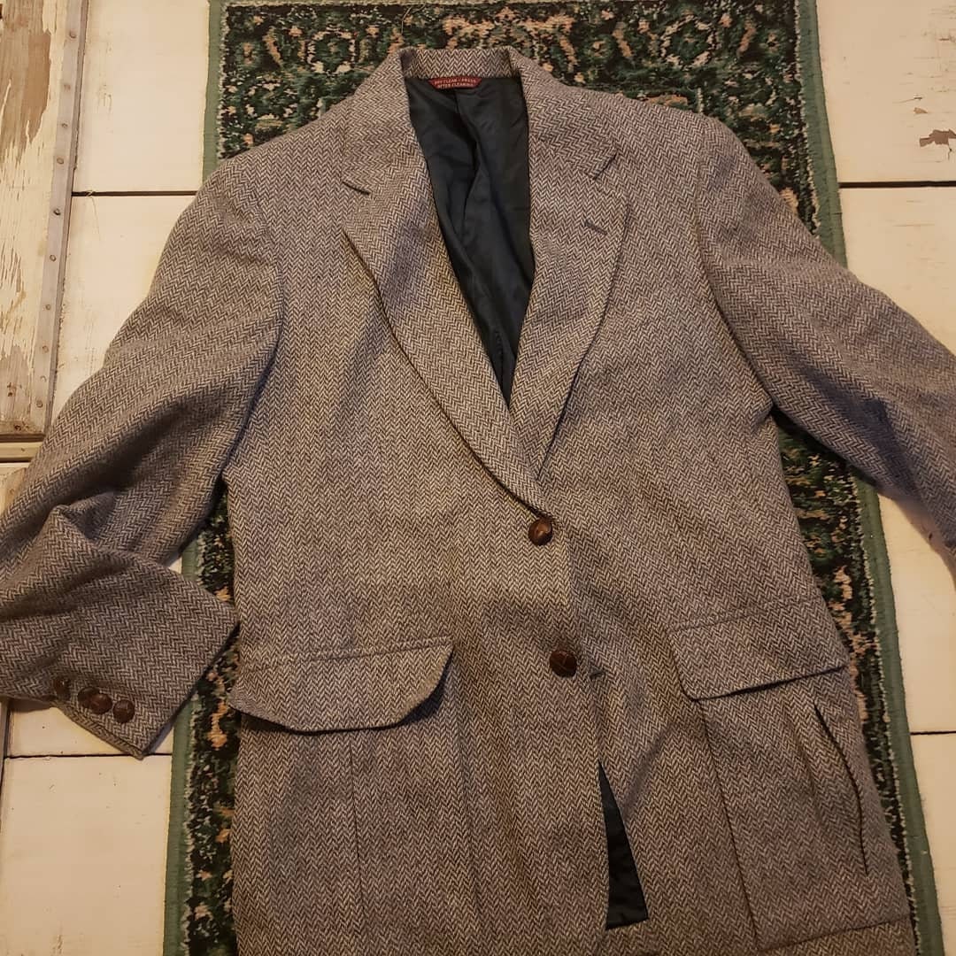 Professor tweed sport coat Etsy