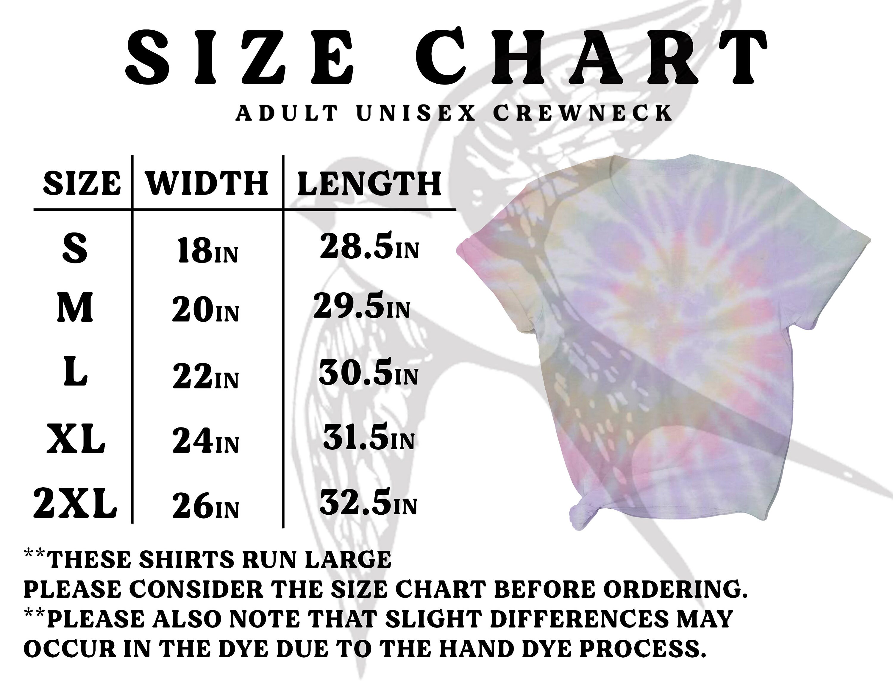 Hazy Rainbow Gildan 5000 Tie Dye Size 