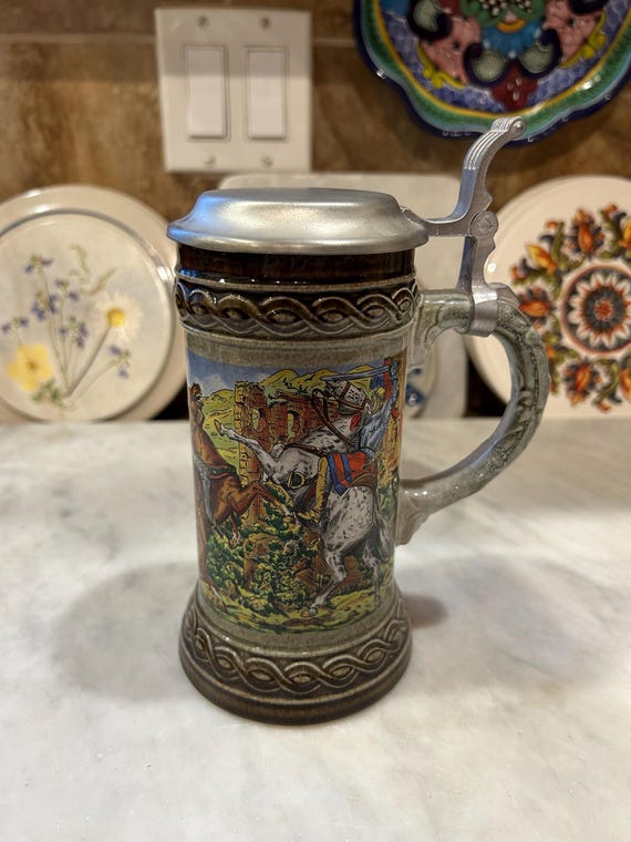 Vintage Staffel Stoneware Beer Stein