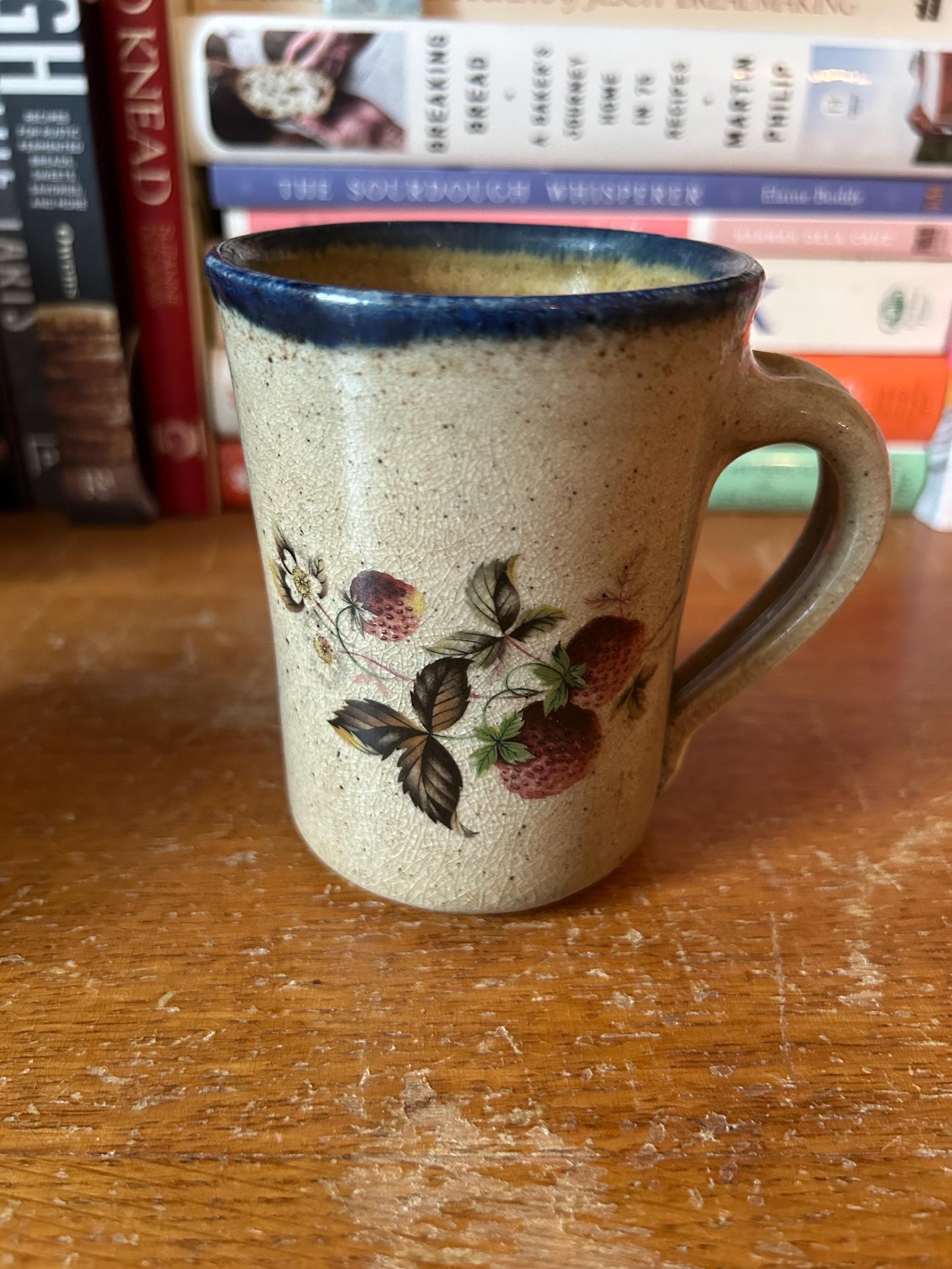 ✴︎ MONROE SALT WORKS ストロベリー柄 ポット ✴︎ Monroe Saltworks Mug - Strawberry - Etsy