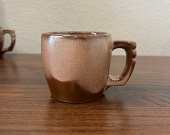 Frankoma Pottery Plainsman Brown Coffee Mug