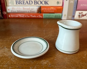 Vintage Restaurant Ware Creamer and Matching Saucer