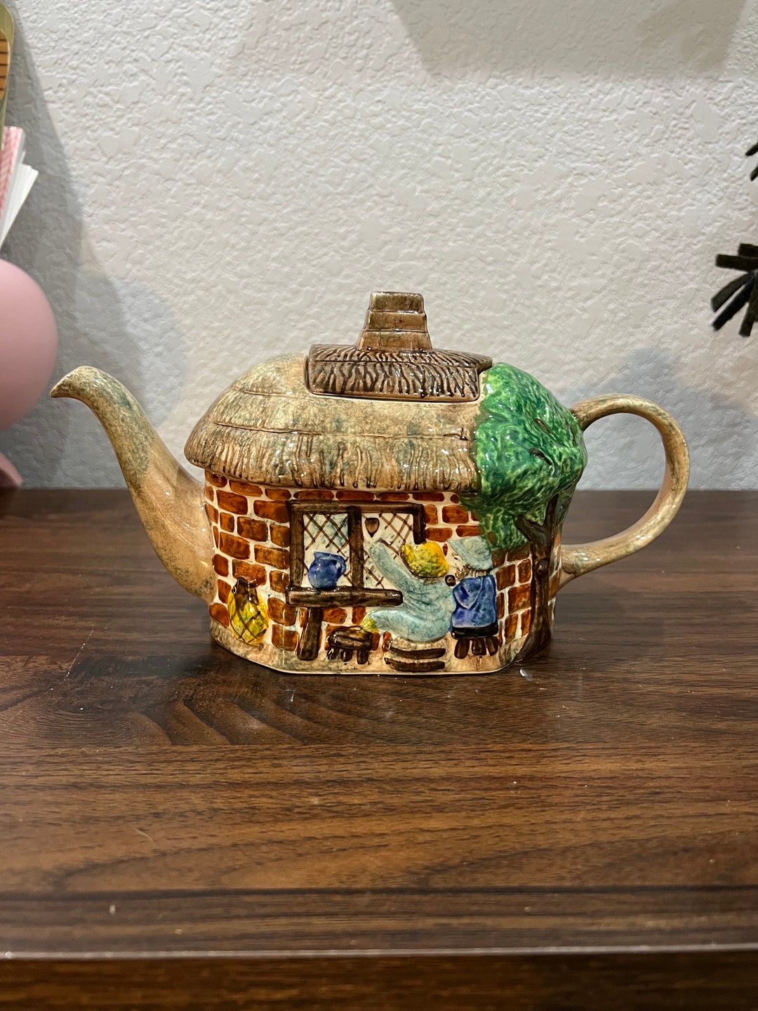 Tony Wood Studio Cottage Teapot - Etsy