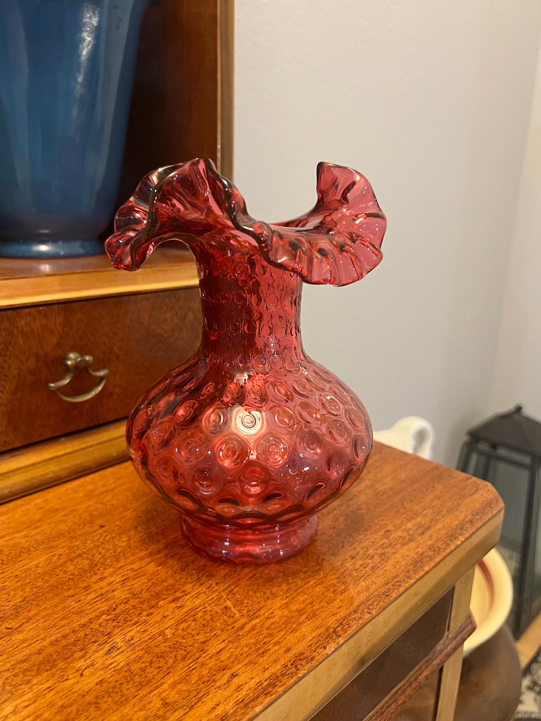 Fenton Cranberry - Etsy